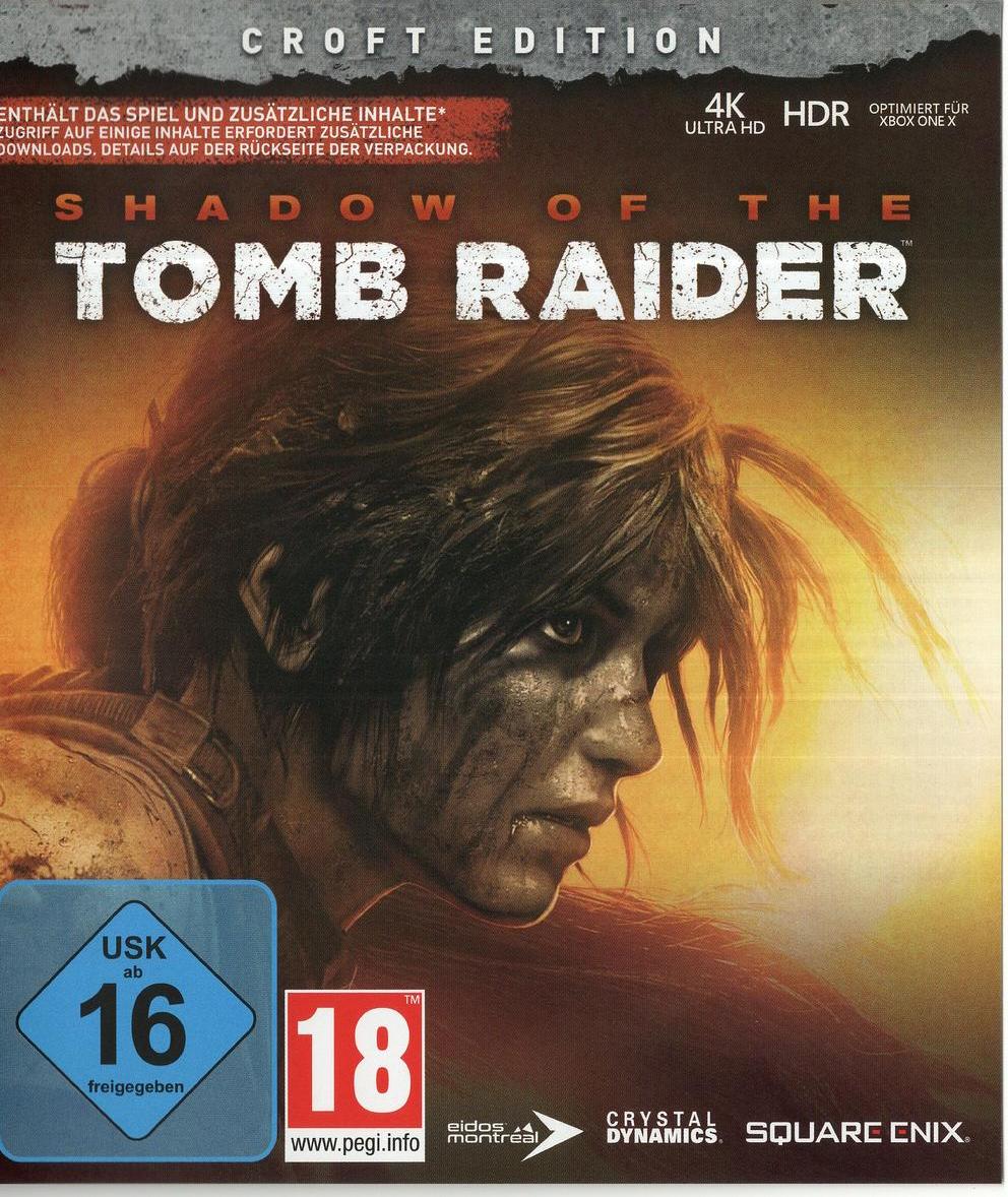 Shadow of the Tomb Raider - Xbox One Vorderseite