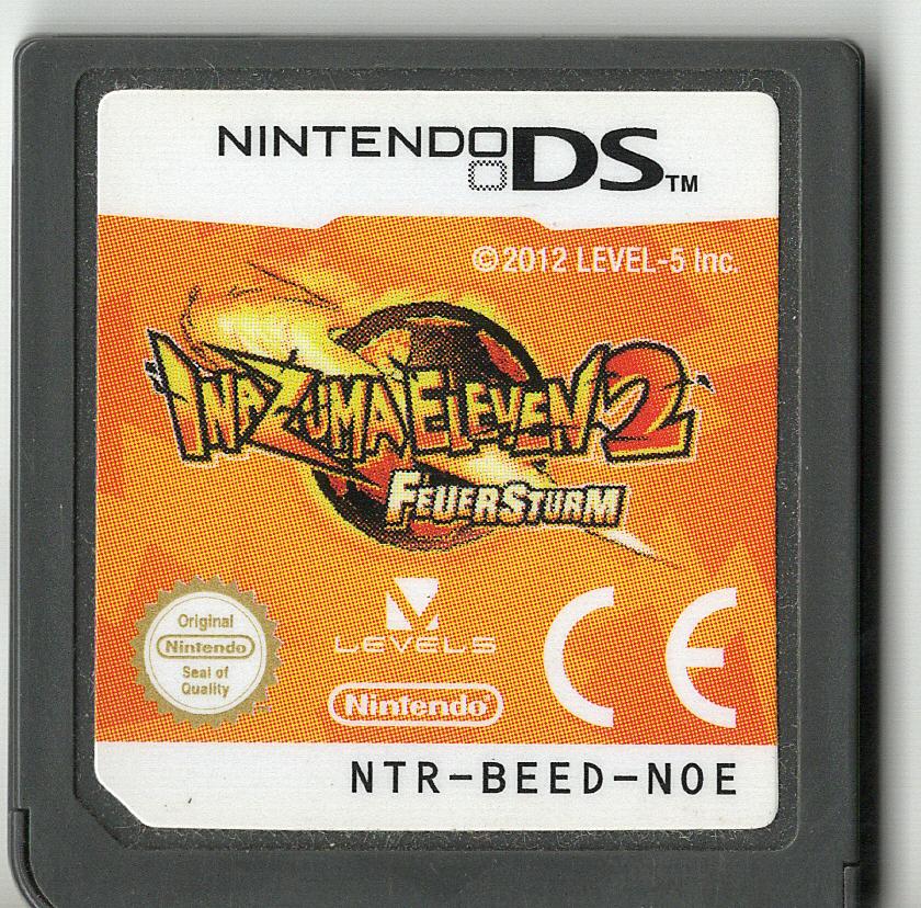 Inazuma Eleven 2: Feuersturm - Nintendo DS - Modul Vorderseite