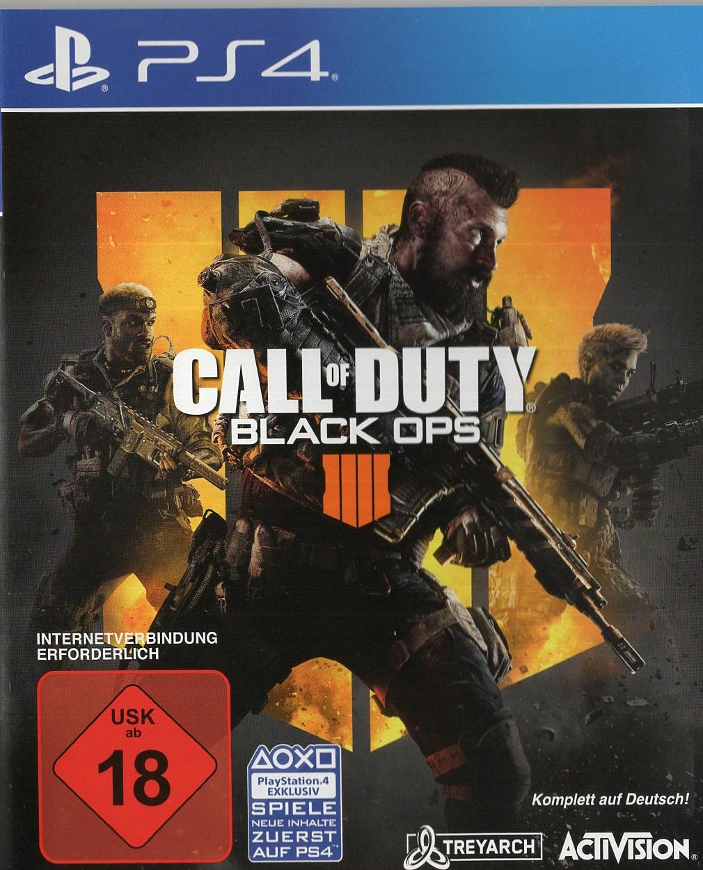 Call of Duty: Black Ops 4 - PlayStation 4 Vorderseite