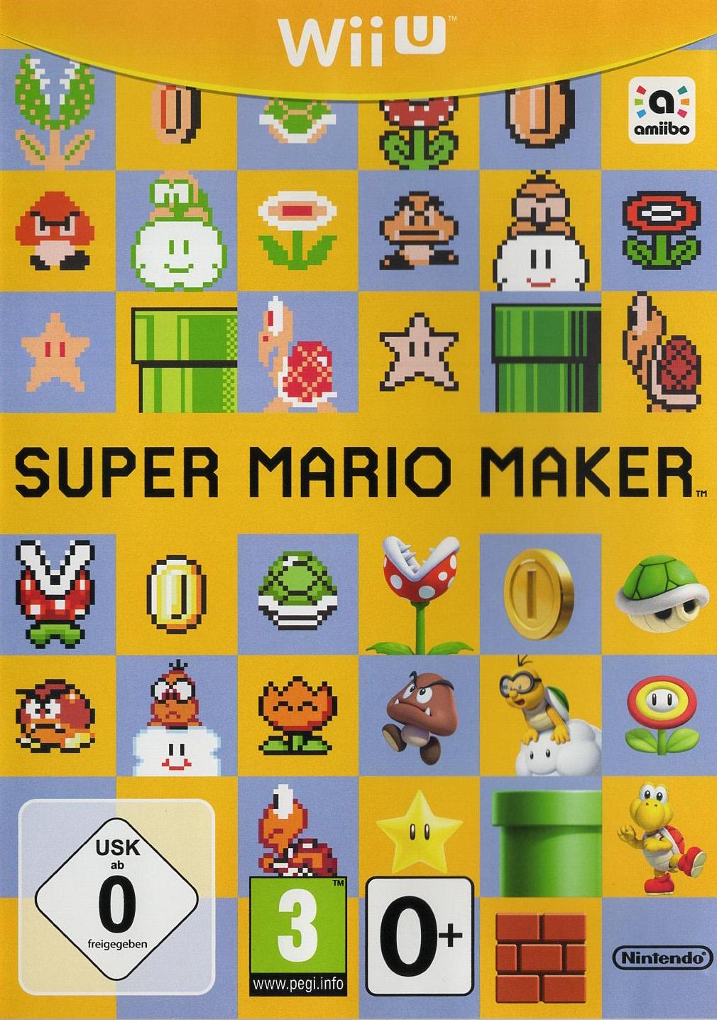 Super Mario Maker - Nintendo Wii U Vorderseite