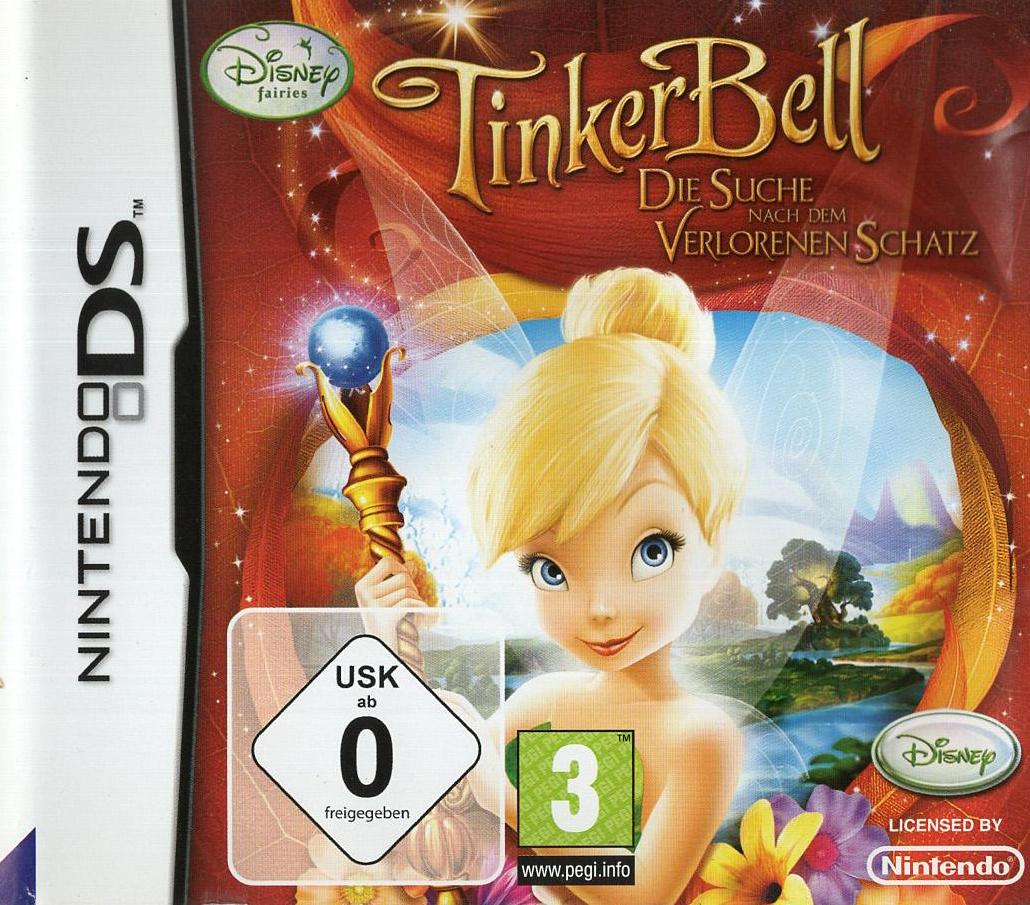 TinkerBell: Die Suche nach dem verlorenen Schatz - Nintendo DS Vorderseite