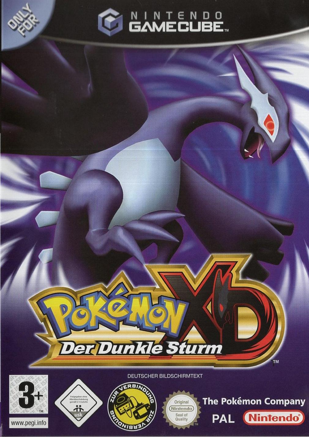 Pokémon XD: Der Dunkle Sturm - Nintendo GameCube Vorderseite