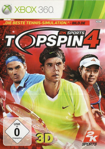 Top Spin 4 - Xbox 360 Vorderseite