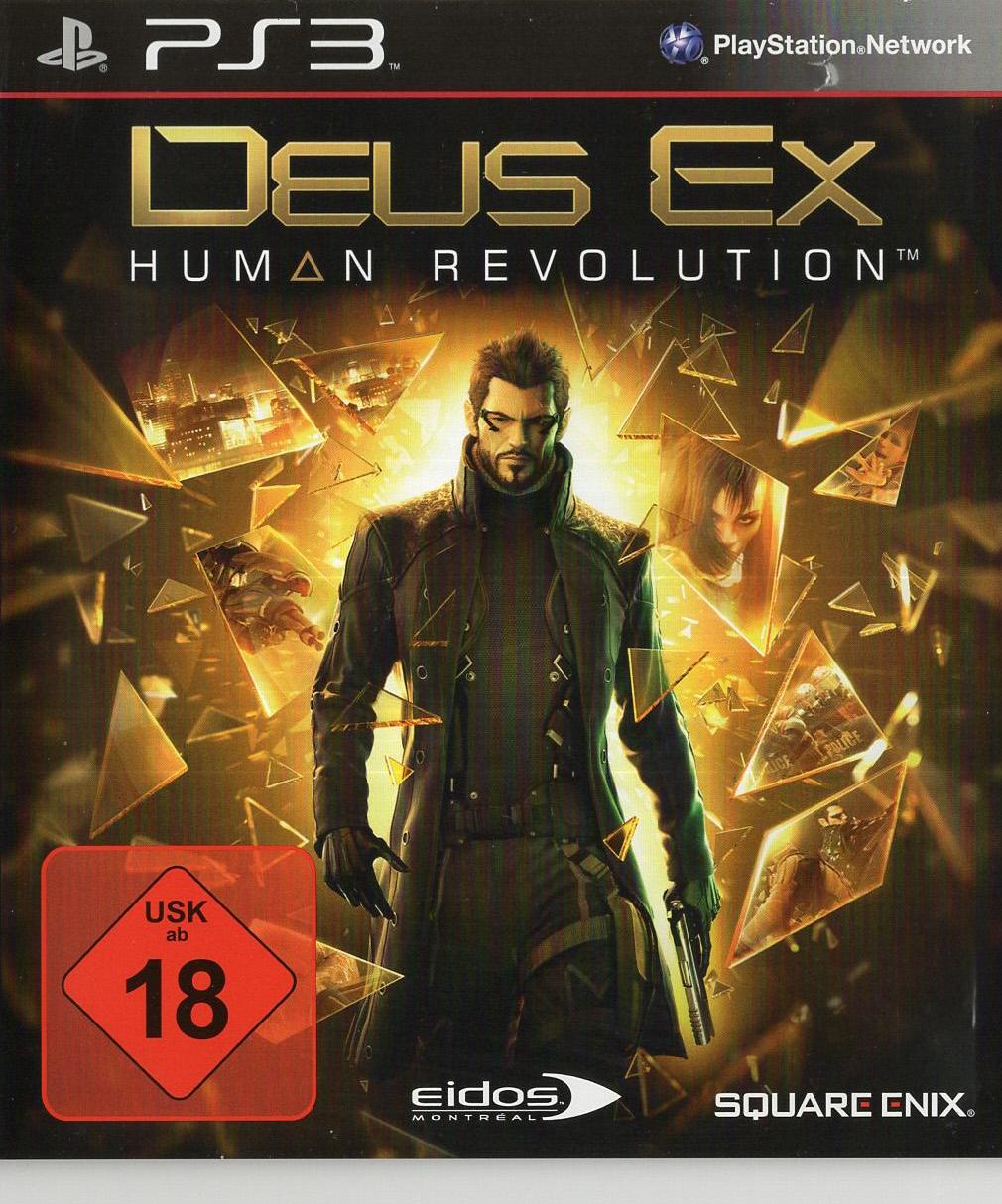 Deus Ex: Human Revolution - PlayStation 3 Vorderseite