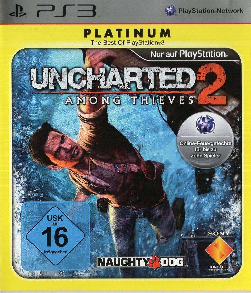 Uncharted 2: Among Thieves - PlayStation 3 Vorderseite