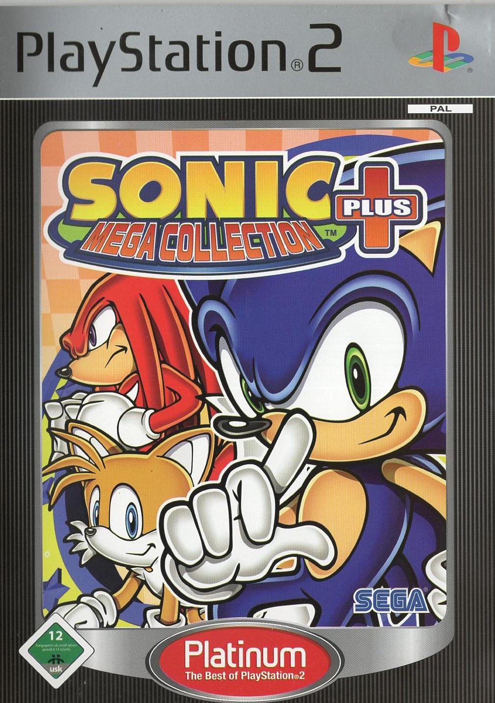 Sonic Mega Collection Plus - PlayStation 2 Vorderseite
