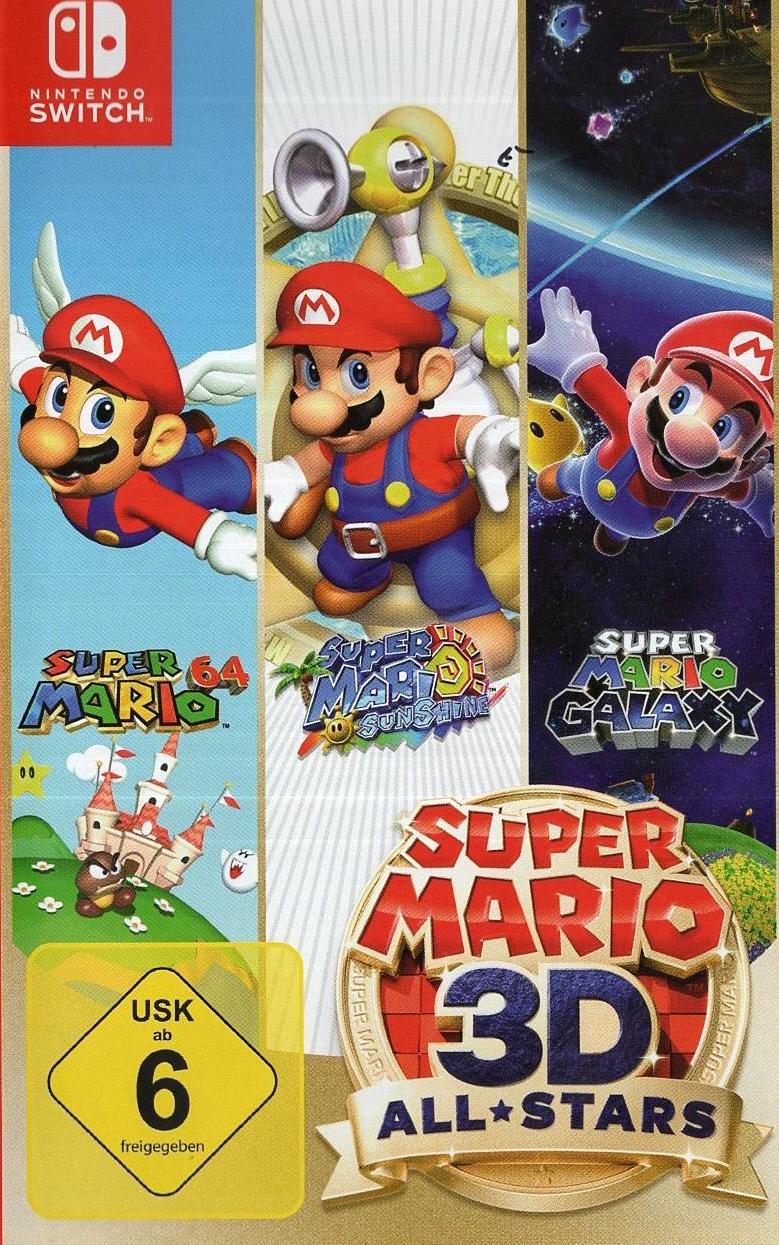 Super Mario 3D All-Stars - Nintendo Switch Vorderseite