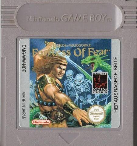 Fortress of Fear - Game Boy - Modul Vorderseite