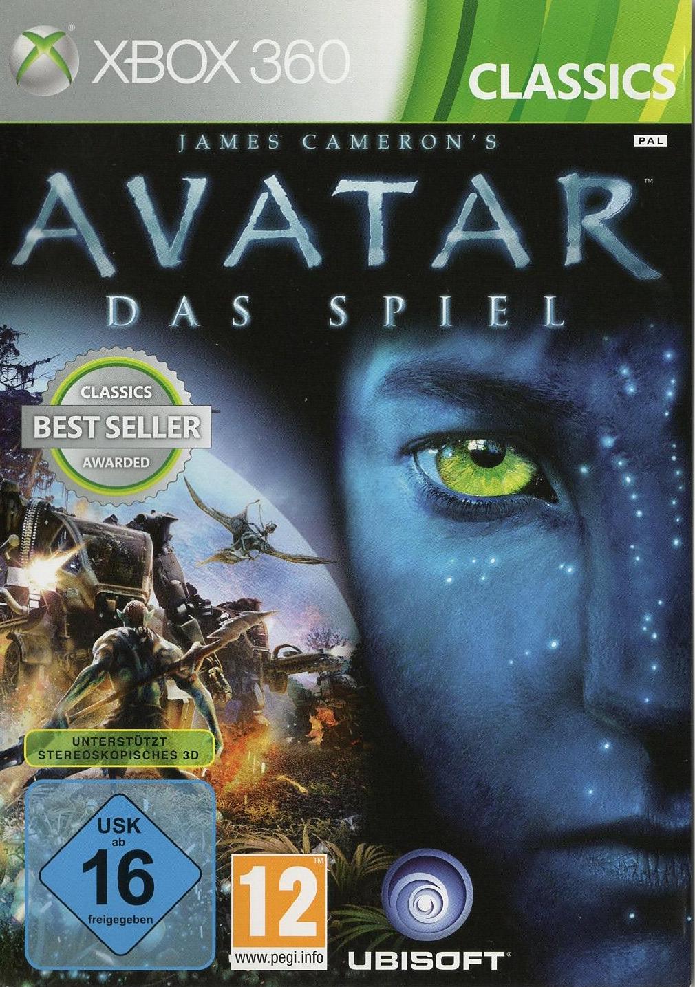 James Cameron's Avatar: Das Spiel - Xbox 360 Vorderseite