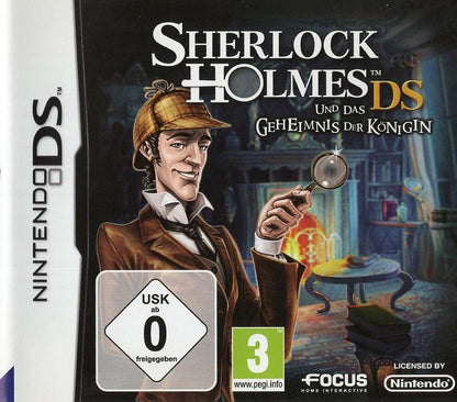 Sherlock Holmes und das Geheimnis der Königin - Nintendo DS Vorderseite