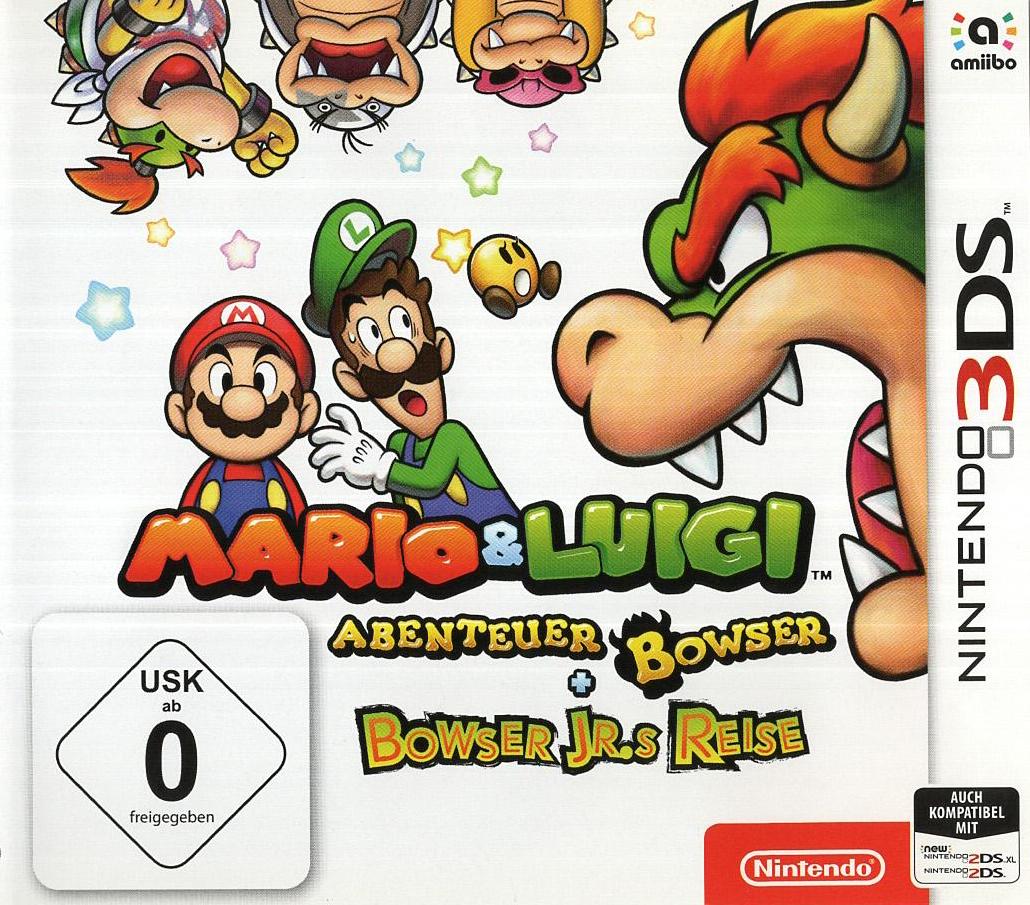 Mario & Luigi: Abenteuer Bowser + Bowser Jr.s Reise - Nintendo 3DS Vorderseite
