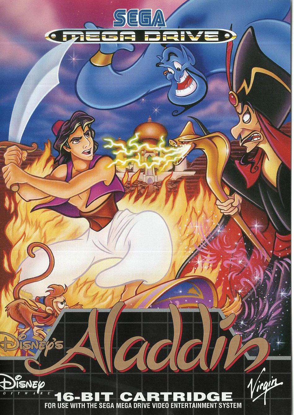 Disney's Aladdin - Sega Mega Drive Vorderseite