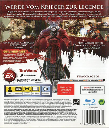 Dragon Age II - PlayStation 3 Rückseite