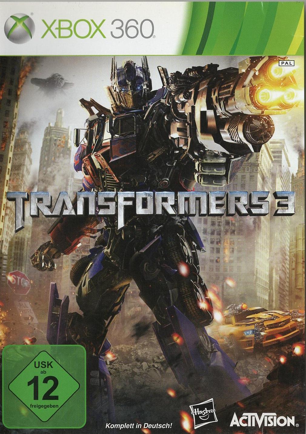 Transformers 3 - Xbox 360 Vorderseite