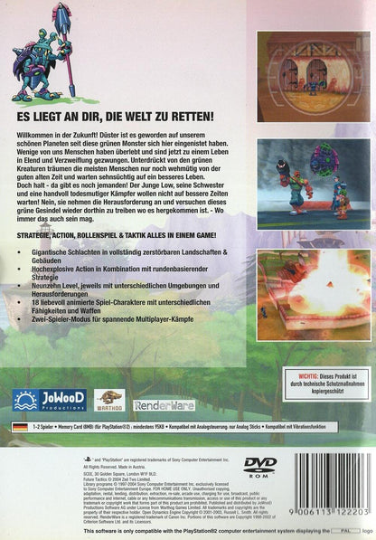 Future Tactics: The Uprising - PlayStation 2 Rückseite