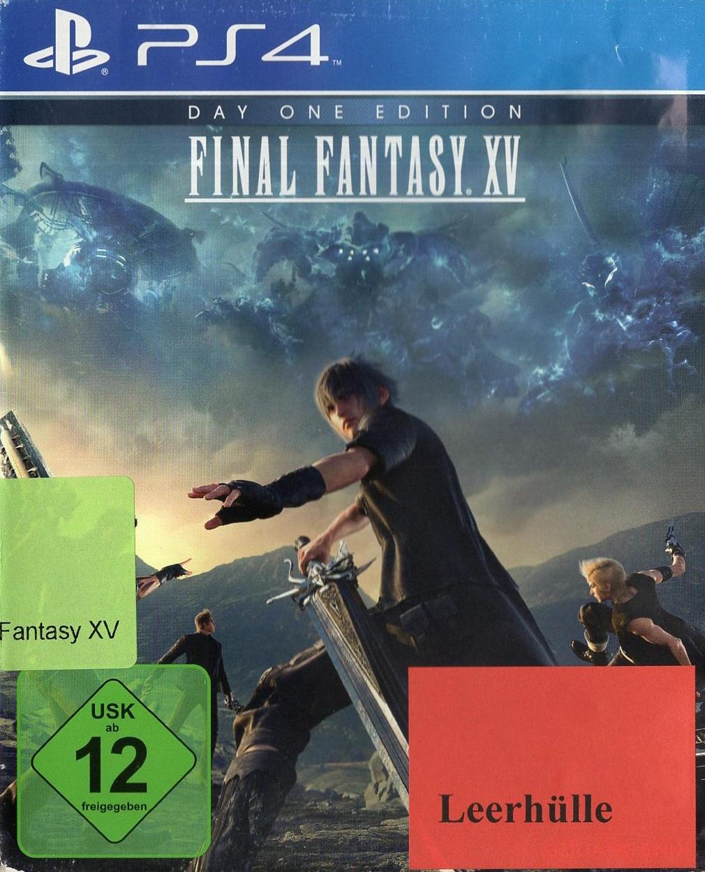 Final Fantasy XV - PlayStation 4 Vorderseite