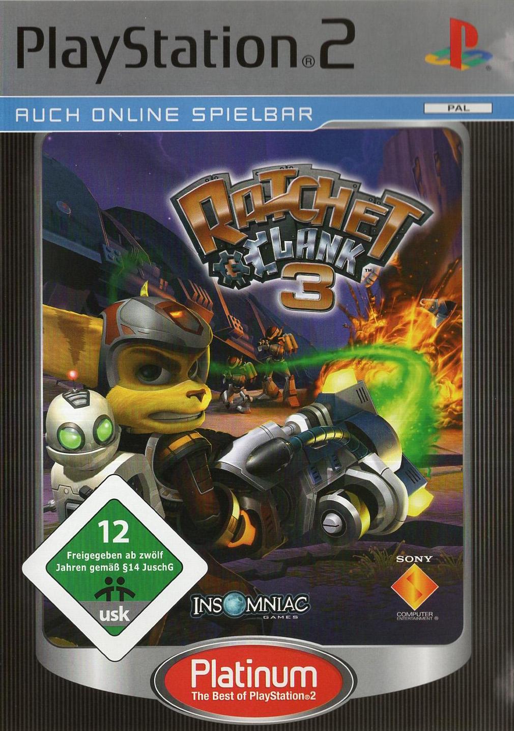 Ratchet & Clank 3 - PlayStation 2 Vorderseite
