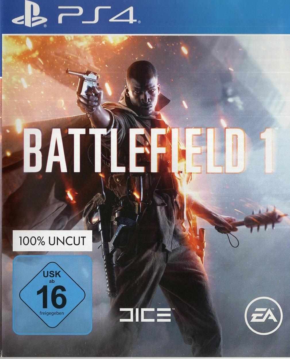 Battlefield 1 - PlayStation 4 Vorderseite