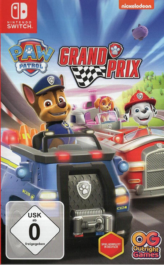 PAW Patrol: Grand Prix - Nintendo Switch Vorderseite