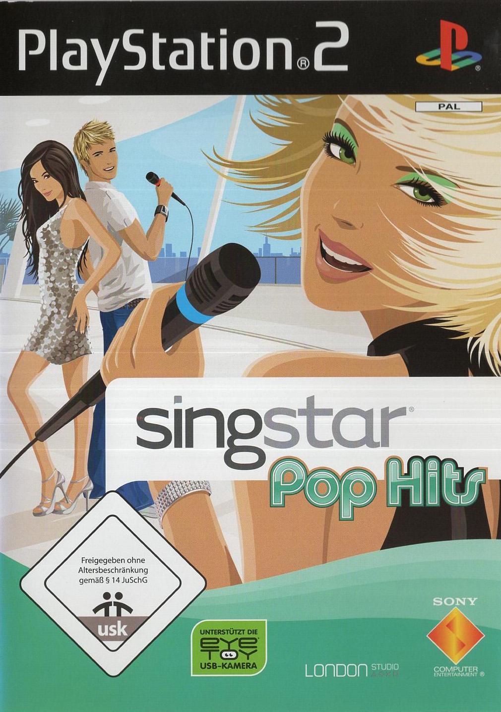SingStar Pop Hits - PlayStation 2 Vorderseite