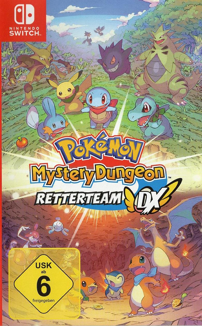 Pokémon Mystery Dungeon: Retterteam DX - Nintendo Switch Vorderseite