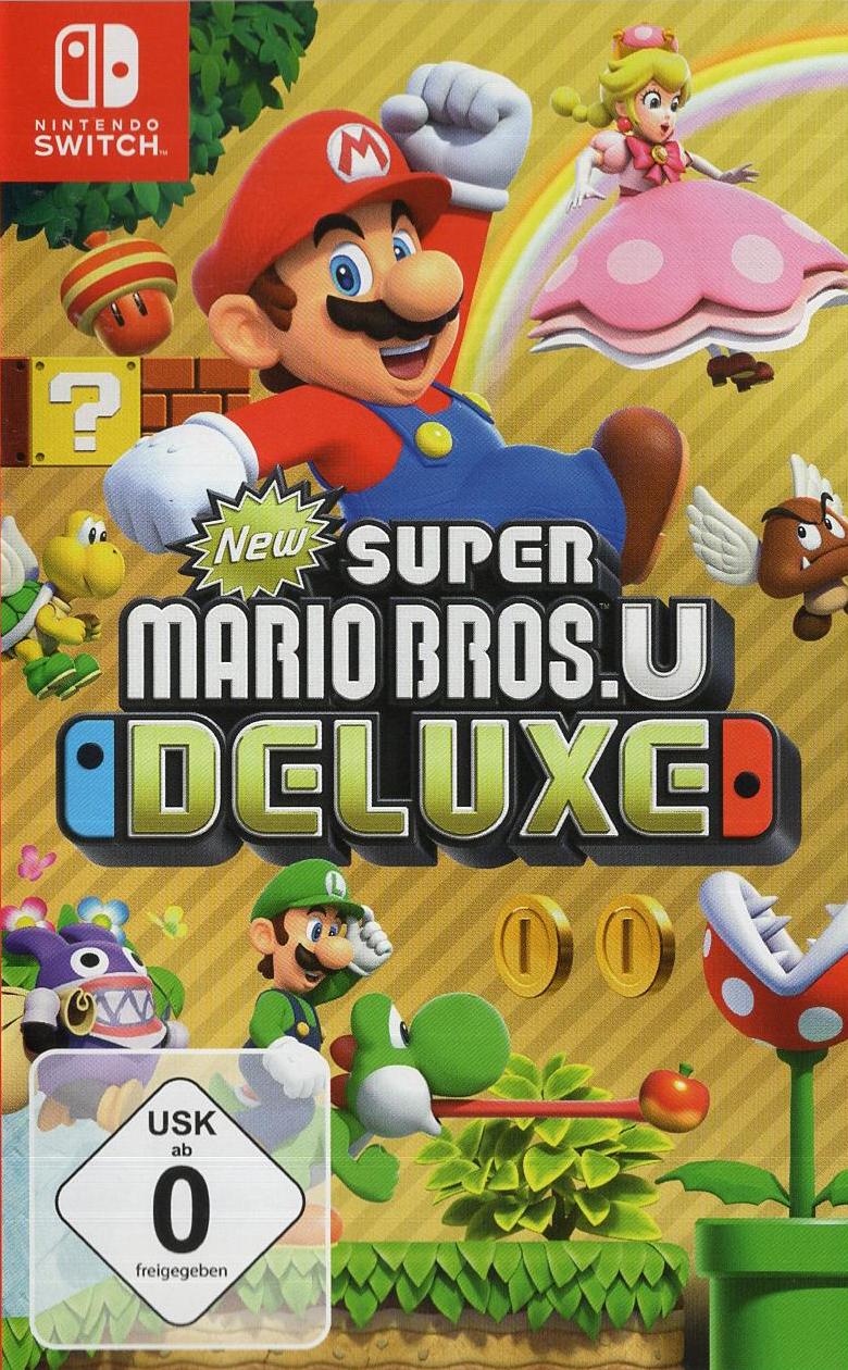 New Super Mario Bros. U Deluxe - Nintendo Switch Vorderseite