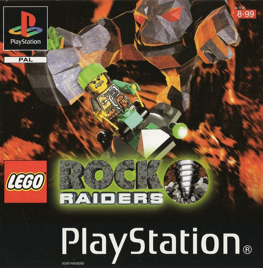 Lego Rock Raiders - PlayStation 1 Vorderseite