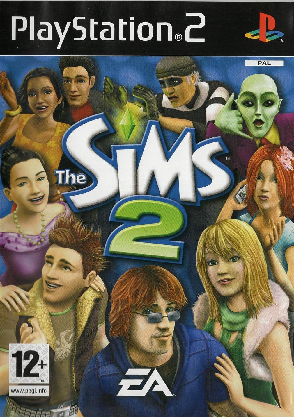 The Sims 2 - PlayStation 2 Vorderseite
