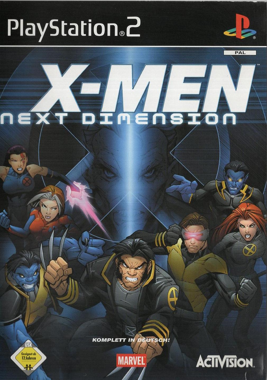 X-Men: Next Dimension - PlayStation 2 Vorderseite
