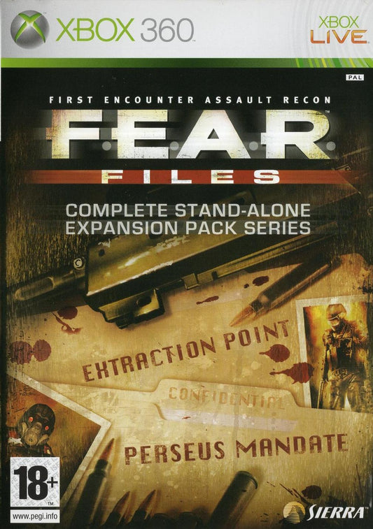 F.E.A.R. Files - Xbox 360 Vorderseite
