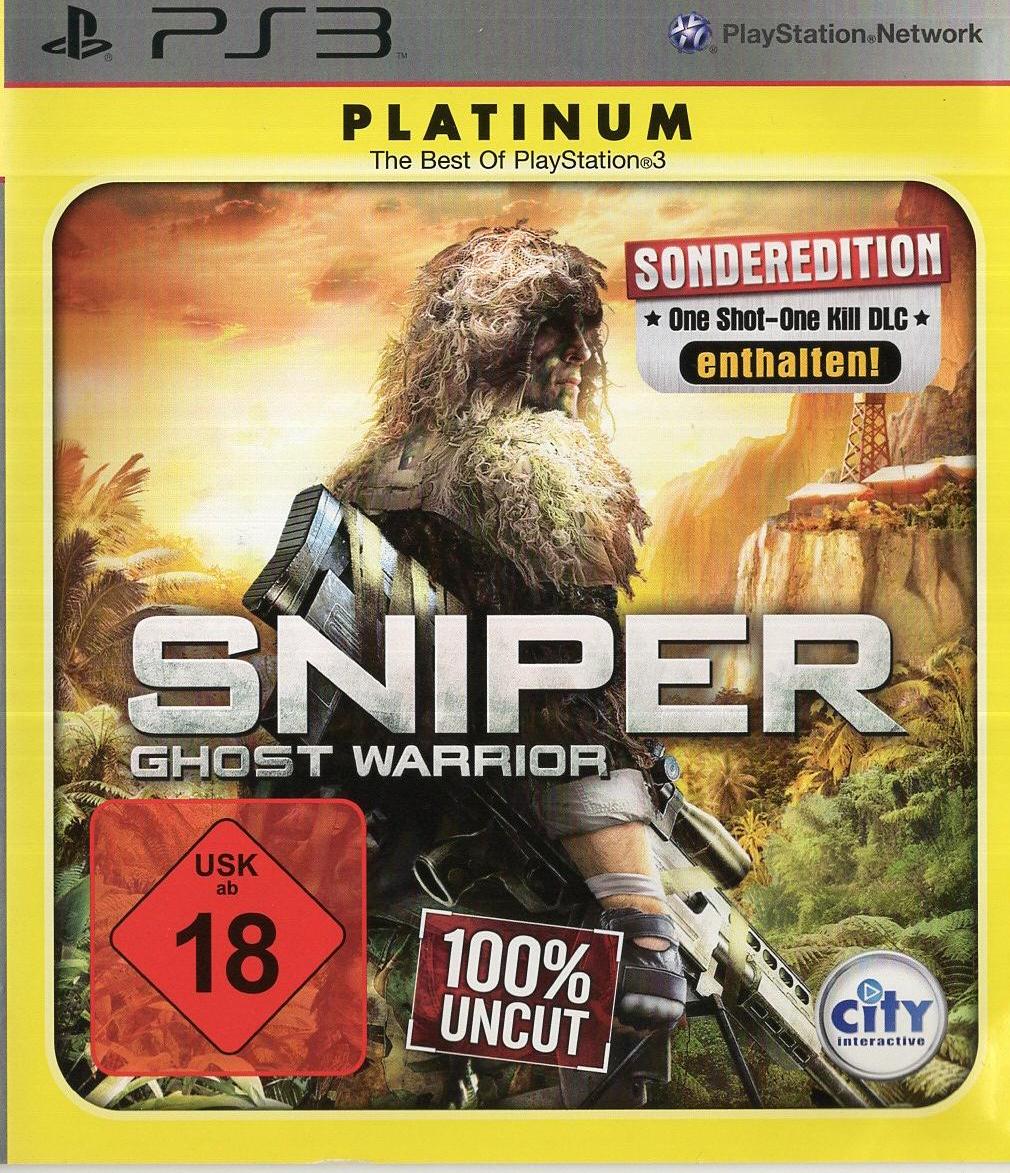Sniper: Ghost Warrior - PlayStation 3 Vorderseite