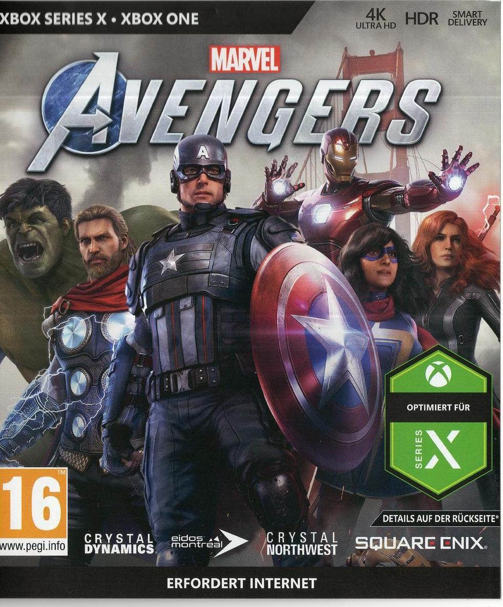 Marvel Avengers - Xbox Vorderseite