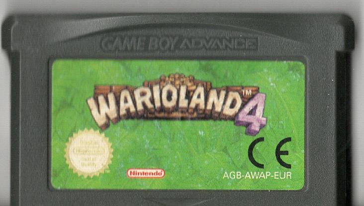 Wario Land 4 - Game Boy Advance - Modul Vorderseite