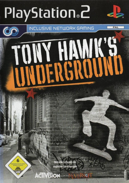 Tony Hawk's Underground - PlayStation 2 Vorderseite