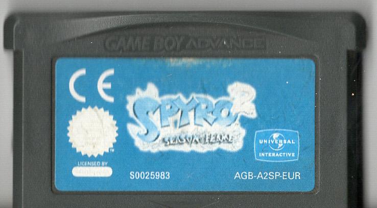 Spyro: Season of Ice - Game Boy Advance - Modul Vorderseite