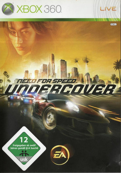 Need for Speed: Undercover - Xbox 360 Vorderseite