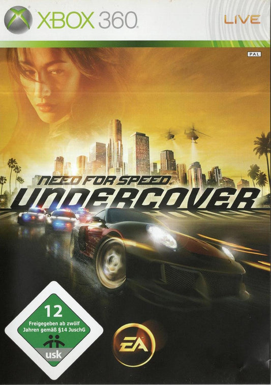 Need for Speed: Undercover - Xbox 360 Vorderseite