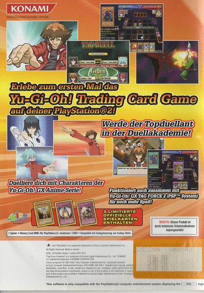 Yu-Gi-Oh! GX Tag Force Evolution - PlayStation 2 Rückseite