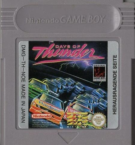 Days of Thunder - Game Boy - Modul Vorderseite