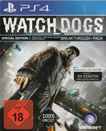 Watch Dogs - PlayStation 4 Vorderseite