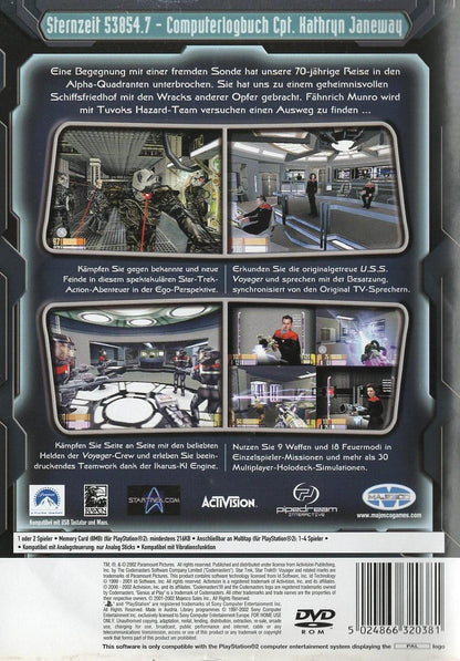 Star Trek: Voyager - Elite Force - PlayStation 2 Rückseite