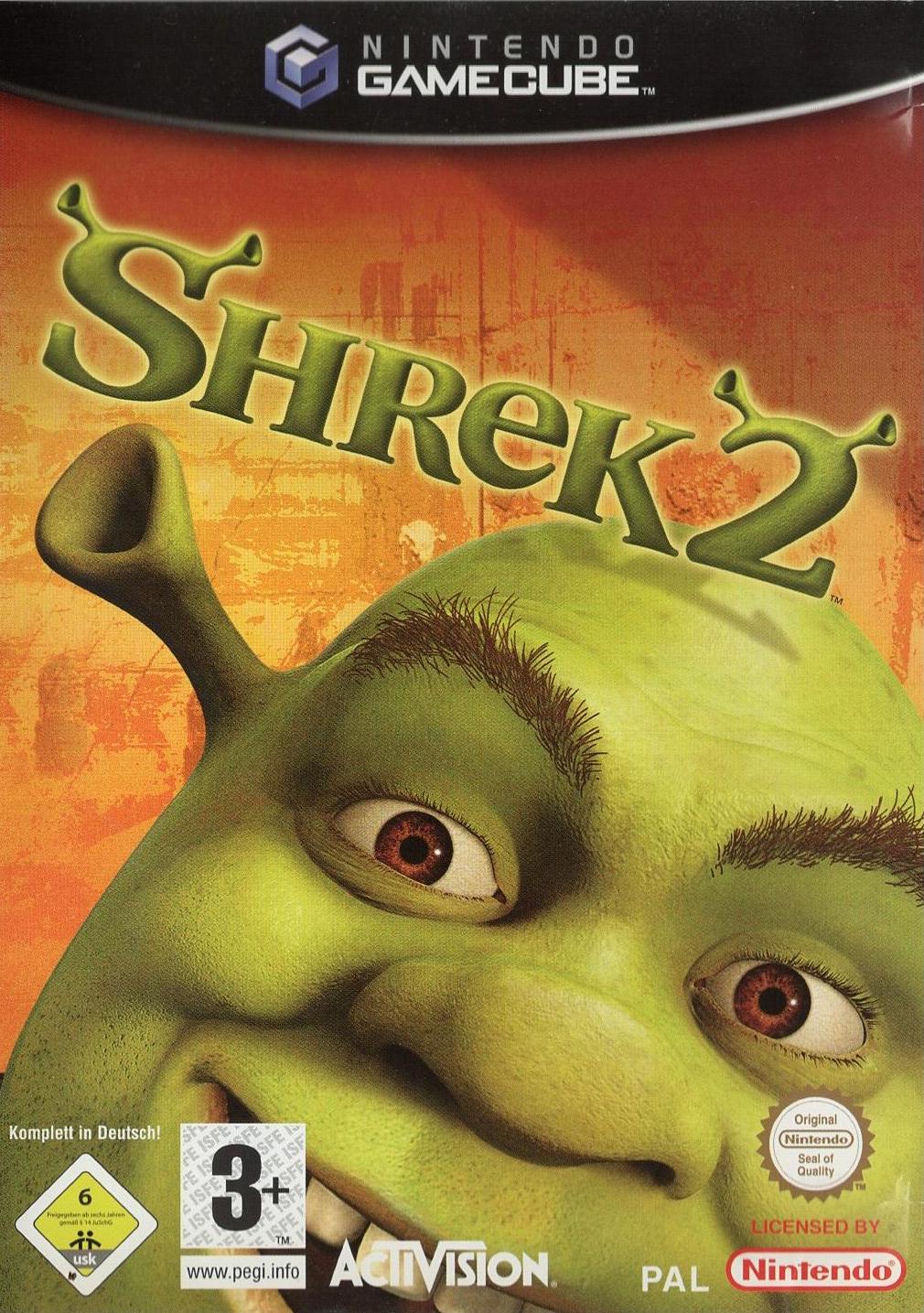 Shrek 2 - Nintendo GameCube Vorderseite