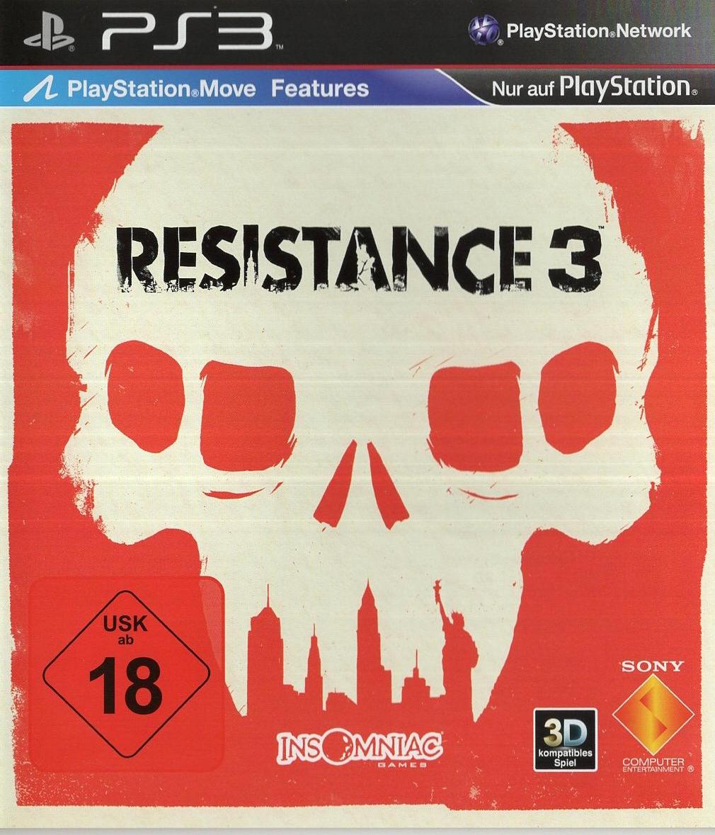 Resistance 3 - PlayStation 3 Vorderseite