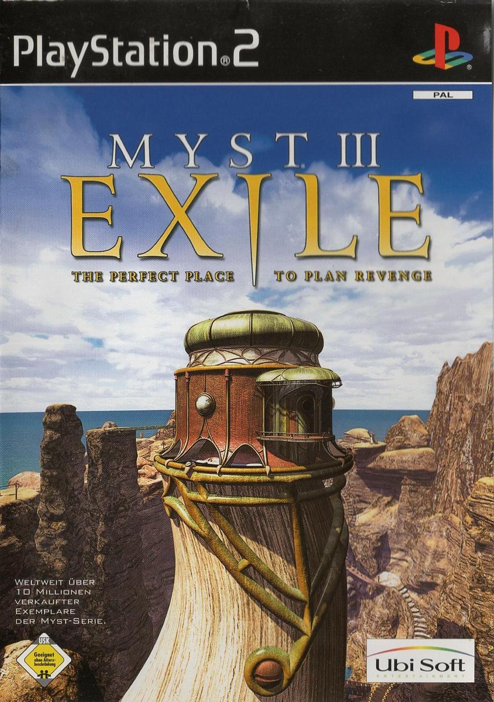 Myst III: Exile - PlayStation 2 Vorderseite