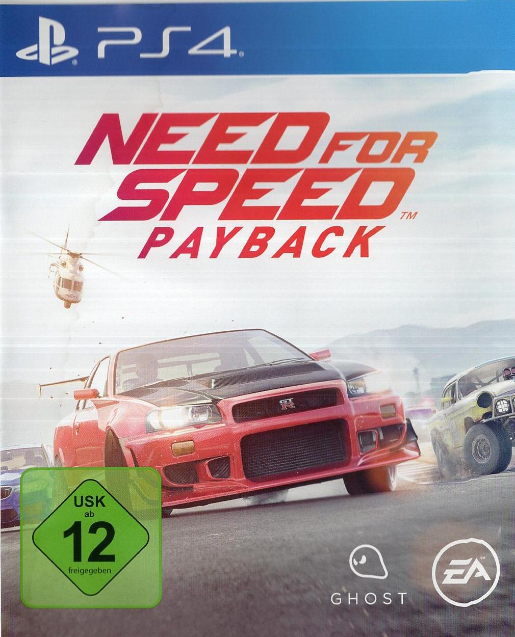 Need for Speed Payback - PlayStation 4 Vorderseite