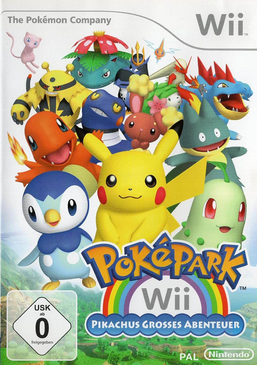 PokéPark Wii: Pikachus großes Abenteuer - Nintendo Wii Vorderseite
