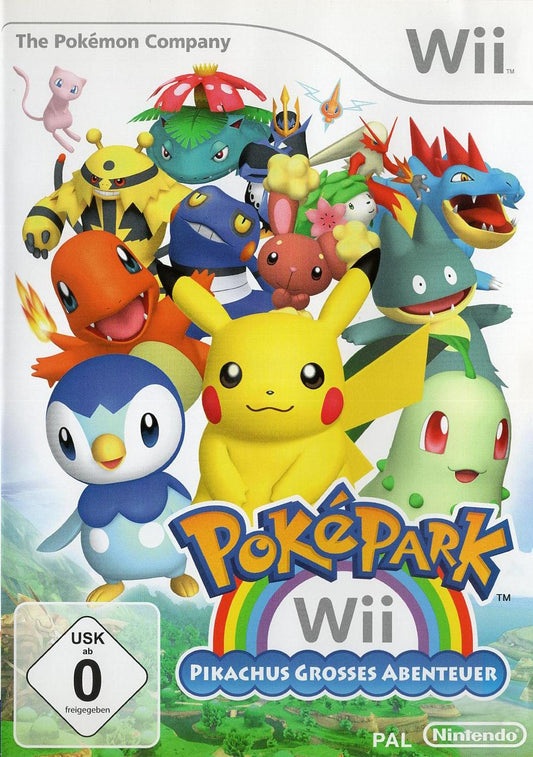 PokéPark Wii: Pikachus großes Abenteuer - Nintendo Wii Vorderseite
