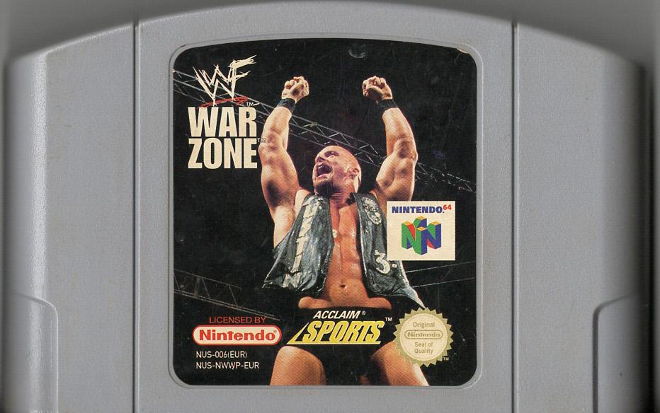 WWF War Zone - Nintendo 64 - Modul Vorderseite