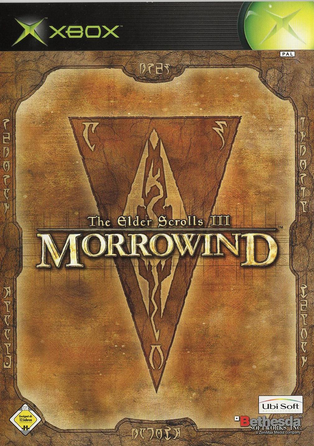 The Elder Scrolls III: Morrowind - Xbox Vorderseite