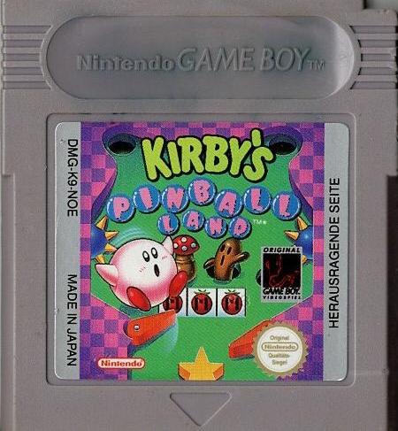 Kirby's Pinball Land - Game Boy - Modul Vorderseite